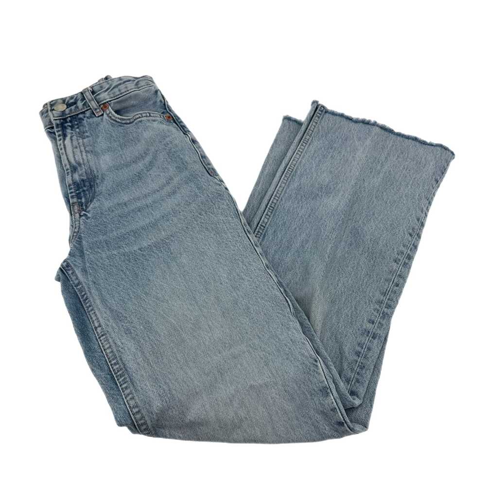Zara Light Blue Straight Leg Jeans | Womens 0
